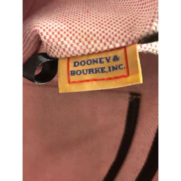 Dooney & Bourke 3pc Brown Red Orange Crocodile hand Shoulder Bag Pouch Key Set - Picture 11 of 16